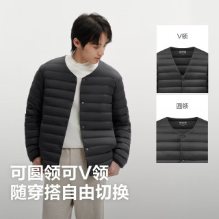 波司登 680+高蓬排骨条羽绒服圆领V领90绒