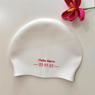 Cielle Marin 韩国ciellemarin 喜马林果冻高弹泳帽软硅胶亲肤不勒头加大版泳帽