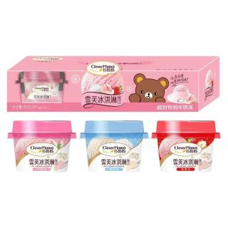 巧妈妈 雪芙冰淇淋布丁果冻50g*3杯/组