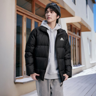 adidas 正品BAFFLE DOWN羽绒服加厚保暖冬季立领男女