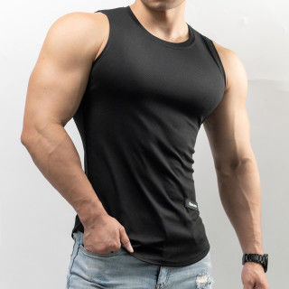 男运动GYM潮牌冰丝无袖背心T恤吸汗薄款网眼透气健身背心男健身