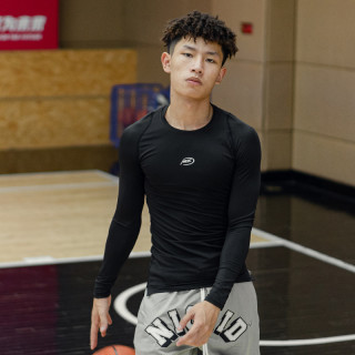 NICEID NICE紧身衣男训练长袖打底球运动健身高弹透气速干吸汗