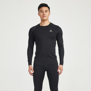 卡尔美 足球秋冬长袖紧身衣打底训练服加绒LIFESTYLE
