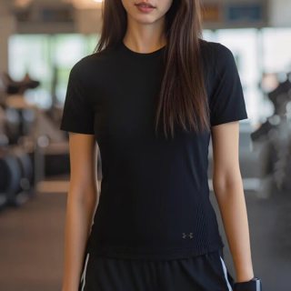 安德玛 UA安德玛短袖T恤女子夏季新款跑步运动服健身训练透气圆领半袖
