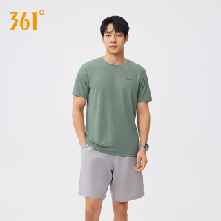 361° 运动T恤2026春夏季新款男士速干运动T恤健身透气休闲短袖上衣