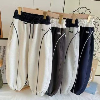 运动裤卫裤拼腰运动风运动裤休闲风百搭春秋男女宝宝