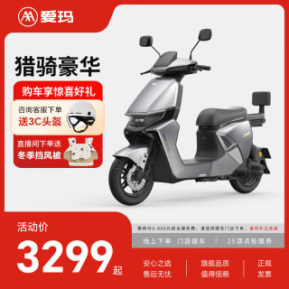 爱玛 猎骑S1 长续航 电动自行车