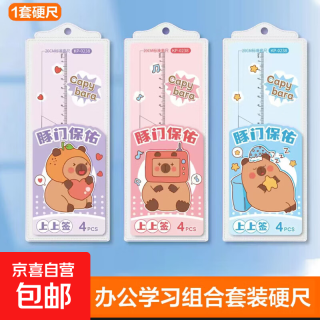 尺子套装 学生专用四件套20cm