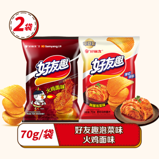移动端：好丽友 好友趣薯片韩国泡菜火鸡面有趣蜂蜜黄油土豆零食见手青香菜