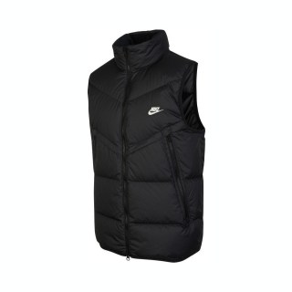 NIKE 男子运动休闲保暖立领羽绒背心马甲DV1136-010