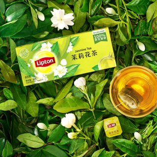 移动端、88VIP：立顿 茉莉花茶袋泡茶 2g*25包/盒