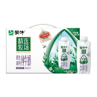 88VIP：蒙牛 精选牧场原生高钙牛奶 250ml*10瓶