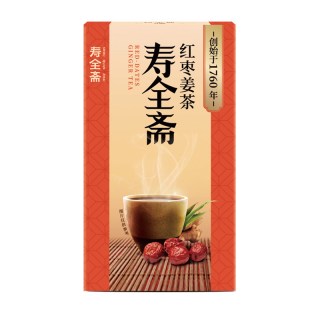 寿全斋 红糖姜茶6条大姨妈可以喝姜枣茶独立包装 120g/盒