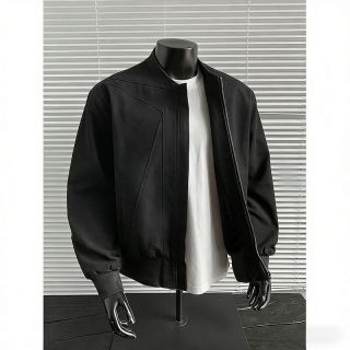 马登 cleanfit倒三角解构帆布外套男款秋季重磅水洗棒球服美式行政夹克