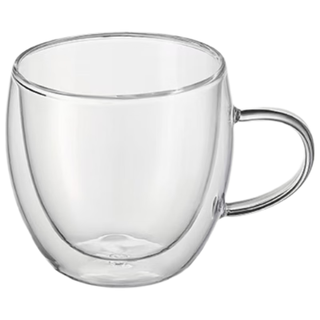 京东京造 双层玻璃杯 耐热 300ml