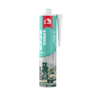 东方雨虹 雨虹防水防霉型玻璃胶密封胶厨卫台盆填缝马桶收边 透明300ML