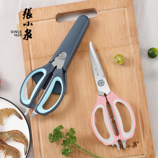 張小泉 张小泉家用不锈钢剪强力鸡骨食物剪厨房多功能鸡爪去骨神器大号