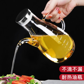 加厚耐热玻璃 出口厨房家用 高硼硅玻璃油壶防漏不挂油酱油 醋瓶