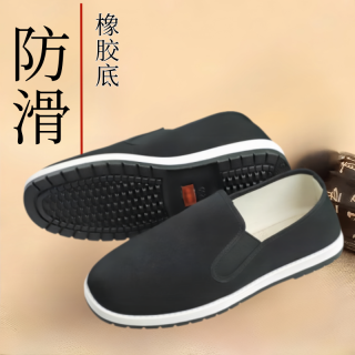老北京布鞋男式鞋子不臭脚轻盈男士鞋子上班便捷透气开车专用鞋加