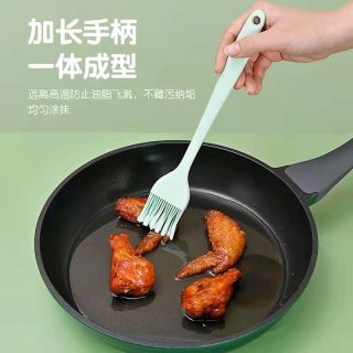北欧绿 大号硅胶油刷涂抹 26*4cm耐高温烧烤烘焙工具