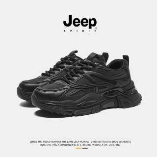 JEEP SPIRIT JEEPSPIRIT吉普2026男款鞋子潮牌痞帅男鞋运动老爹鞋百搭休闲鞋