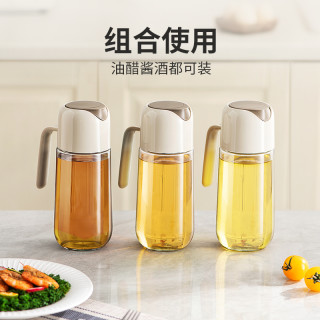 防漏家用玻璃食用油大容量两用倒油壶不挂油500ml-D