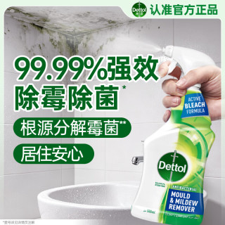 滴露 除霉喷雾除霉除菌剂去霉斑 墙面洗衣机冰箱胶圈除霉清洁杀菌去垢 除霉喷雾500ml