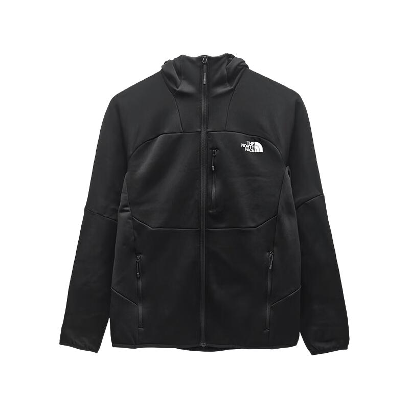 THE NORTH FACE 北面 男士防风连帽软壳衣 宇宙黑 M
