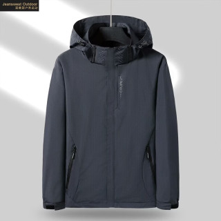 JEANSWEST OUTDOOR 冲锋衣外套男女秋冬季新款防风保暖登山服可拆卸夹克