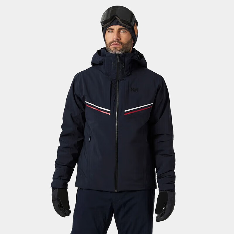 HELLY HANSEN Alpha 防风透气保暖 深蓝 S 男士滑雪服
