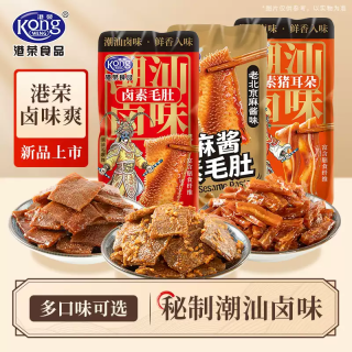 港荣 魔芋麻酱素毛肚120g 任选3赠1 折4元一袋