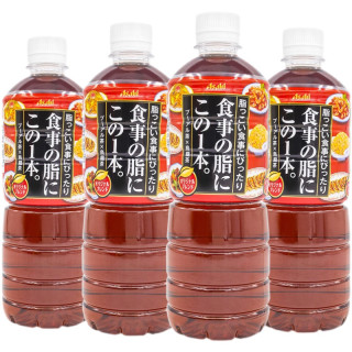 朝日 日本进口朝日普洱茶乌龙茶饮料600ml/瓶茶饮品