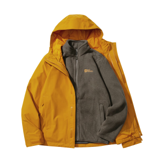 Jack Wolfskin CRUSH'IN情侣抓绒三合一冲锋衣 5012776 多色任选！