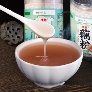   LM纯藕粉原味刀削 不添加糖0脂肪 252克/罐