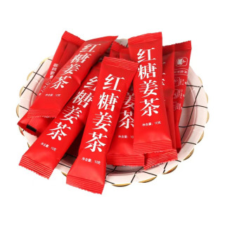 红糖姜茶女士姨妈月经期黑糖老姜汤茶生姜汁红糖水10g