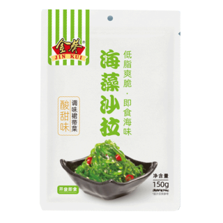 金葵 裙带菜开袋即食 酸甜150g*2+芥末150g*1