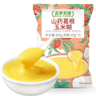 盖亚农场 山药葛根玉米糊冲饮400g即食早餐饱腹营养糊五谷杂粮粗粮代餐 山药葛根玉米糊400g