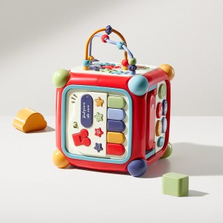 babycare 六面体盒多功能1岁2岁宝宝益智因果关系玩具婴儿形状配对