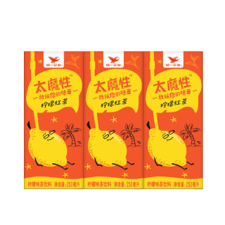 统一 太魔性 柠檬红茶经典饮品 250ml*24盒(新老包装随机发货）