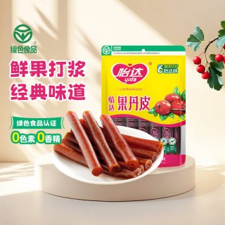 88VIP：怡达 果丹皮怀旧零食山楂卷山楂条蜜饯开胃绿色食品儿童健康零食