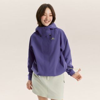 拓路者 山系户外2L冲锋衣女春秋新款防风防水徒步登山无氟压胶外套