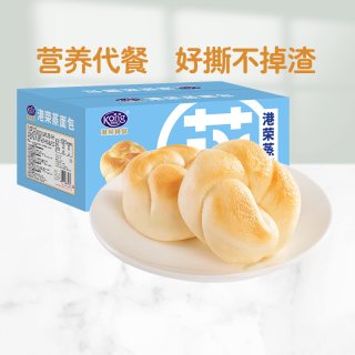 移动端、88VIP：港荣 蒸面包 淡奶味 460g