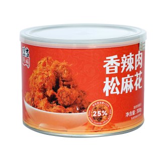 陈吉旺福 香辣肉松麻花罐装300g 罐装