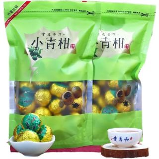 恒韵 正宗新会陈皮普洱茶小青柑柑普茶桔普茶橘子茶熟茶叶100g袋装