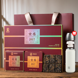 郑莲英 2017年贡眉180g*5盒+焖杯*1个正宗白茶 送礼