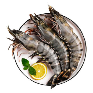 超大黑虎虾 毛重800g *2盒 【一盒15头，一头15-16cm】