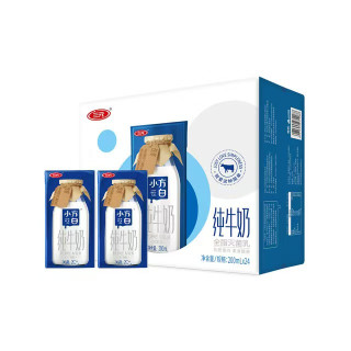 三元 小方白脱脂纯牛奶200ml*24盒 0脂肪 中秋送礼 牛奶礼盒