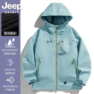 JEEP SPIRIT 防风 芥蓝灰 XL 男士夹克