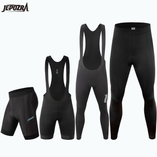 jepozra 公路车骑行长裤背带机车长裤夏短裤背带骑行短裤带侧口袋