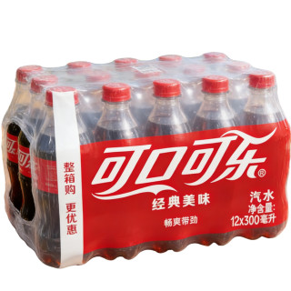 可口可乐 正品300ml*12瓶/6瓶雪碧/芬达碳酸汽水肥宅快乐水迷你装
